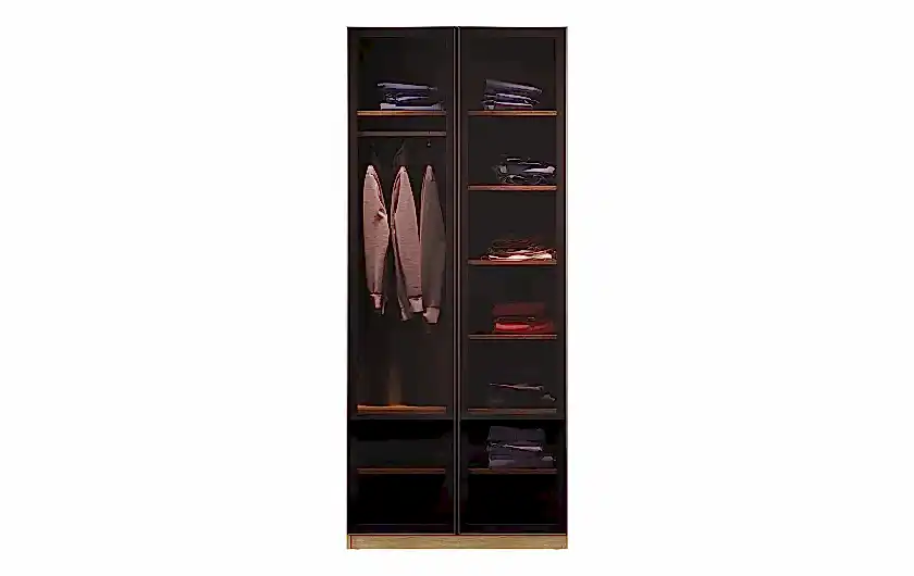 Plus 2 Adet Camlı Kapak Antrasit