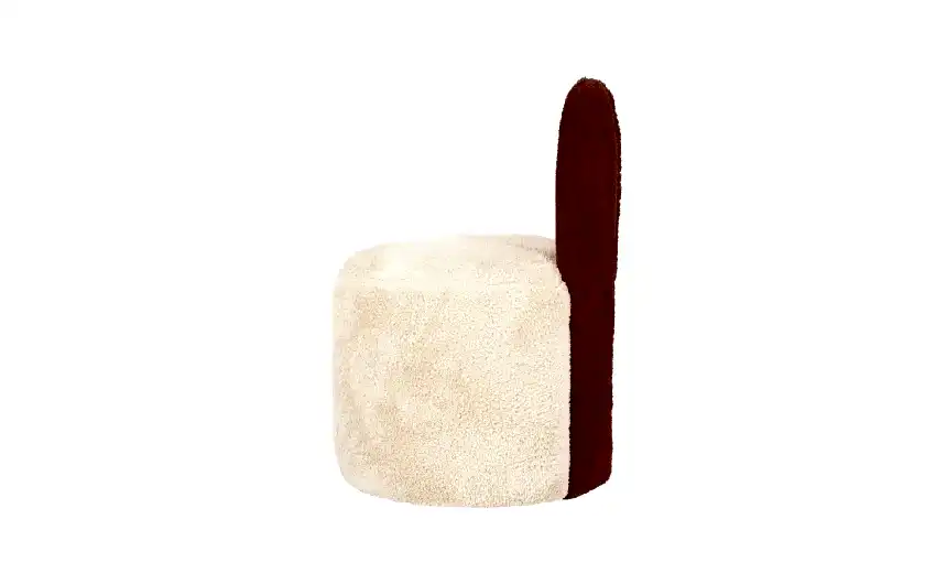 Bani Tavşan Kulaklı Puf Bej/Tarçın