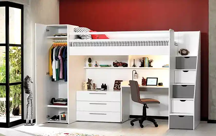 Neo Gri Küçük Çalışma Masası